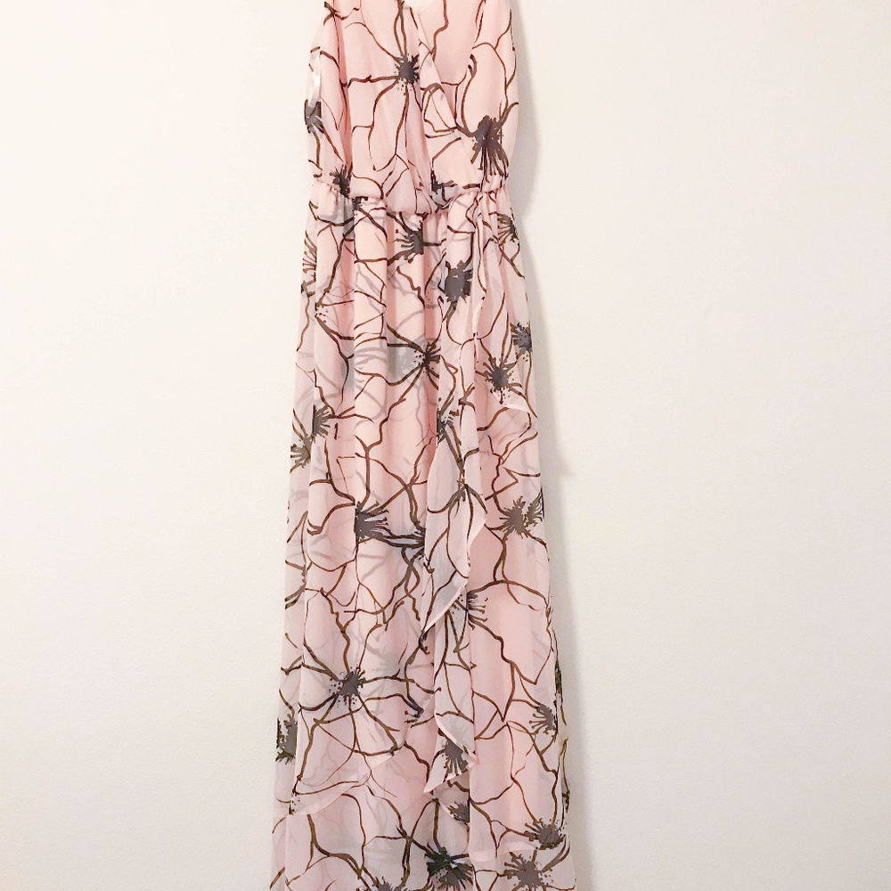 Banana Republic Pink Maxi Dress Size 0